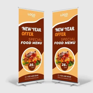 1 Piece Custom Matte Glossy PVC Paper Poster Printing Stand Banner Adjustable X Stand for Business Promotion
