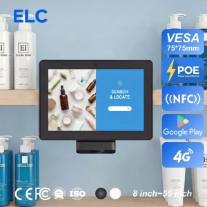 10.1″ Android Advertising Display for Product Promotion and Loyalty Program QR Code Scanner Signage