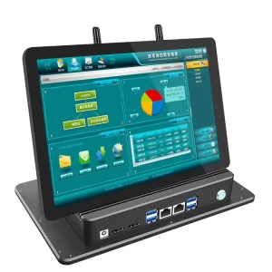 10.1 Inch Industrial Grade Monitor Self-Service Touch Screen Fast Food Ordering Payment Kiosk With Thermal Printer