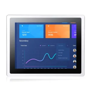 10.4 Inch 10 Point Capacitive Multi Touch Industrial Monitor 4:3 Aspect Ratio Serial & DVI Interface