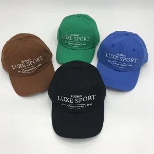 100% Cotton Dad Baseball Cap Blank Embroidery Logo Cap for Men