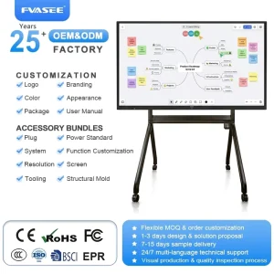 100 Inch Interactive Flat Panel Digital Whiteboard