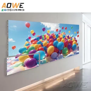1000×250mm HUB Connection Indoor LED Video Wall, Ultra-Slim Advertising LED Screen Panel, P1.5 P1.9 P2.6 P2.9 P3.9