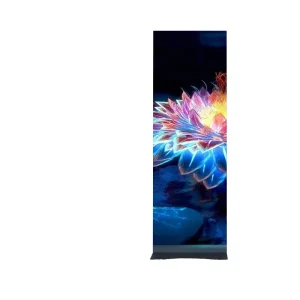 1080P 8K Indoor LED Poster Screen HDR10+ IP65 Waterproof 180 Ultra Wide Angle DCI-P3 95% 2-Year Warranty Shop Window Display