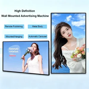 1080p 32 Inch Smart Digital Poster Touch Interactive Screen Kiosk Wall Mount Animation Graphics Android OS Retail Store