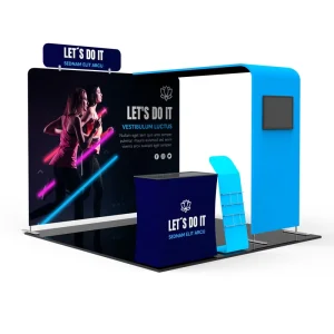 10x10ft Exhibition Booth Dsiplays Expo Easy up Fabric Stand 3×3 Trade Show Displays Booth for Fair
