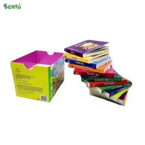 12 Books Set Hard Cover Digital Printing Film Lamination Case Good Manners Children’s Education English Board Book