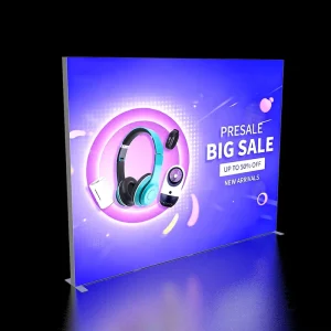120 Custom SEG Fabric LED Light Box for Trade Show Backdrop Exhibition Booth Display Portable Tool Free Aluminum Frame