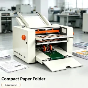 14 Fold Styles Automatic Paper Folding Machine 4 Trays 80m/min for Manual Flyer and Leaflet Production