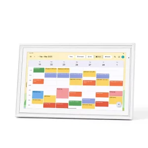 15.6 Inch Android 14 Touch Screen Digital Desktop Calendar Smart 365 Day Event Management Wifi & Video Playback Function