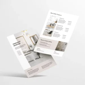 150gsm Coated Cardboard Paper Business Promotion Flyer Booklet Hard Cover with Offset Printing for Marketing Book Mimeng