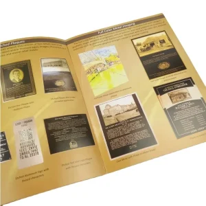 157g C2s Glossy Art Paper Offset Paper Perfect Binding Brochure Besign Templates PDF Printing