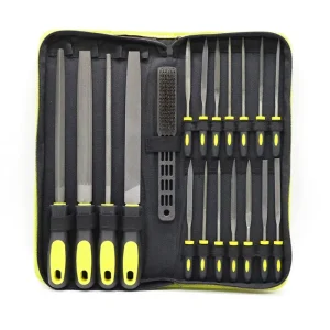 18 Piece High Carbon Steel File Set with Metal Cutter Tool Kit 8 Inches for Metal Wood Products