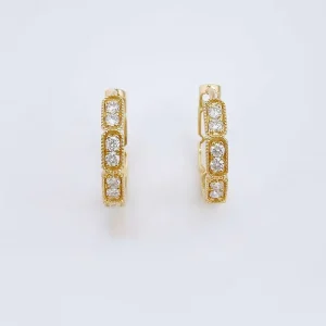 18K Yellow Gold HPHT Lab Diamond Earring Clip Pave Ring Moissanite Rings Engagement Ring Fine Rings Gold Plated Open Ring Woman
