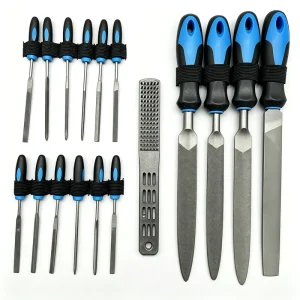 19 Piece Combination Metal Steel File Set with Hanging Bag Triangular File Grinding Tool