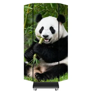 1920x1280mm P1.86 Floor Standing Foldable Digital Signage LED Display Vertical Advertising Poster Screen