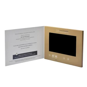 2.4″/4.5″/5″/7″/10.1″ Video Brochure Video Booklet Invitation LCD Video Greeting Card for Advertisement, Gift, Education