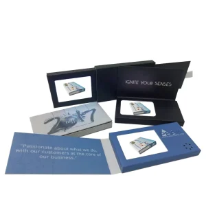 2.4 Inch Lcd Screen Wedding Invitation Slide Video Business Brochure Greeting Card for Christmas Gifts