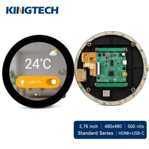 2.76inch 480*480 500nit 10 Point Capacitive Touch Open Frame Raspberry Pi Windows Smart Home IPS Touch Screen Display