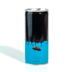 200ml Round Tinplate Can Beverage Packaging Can for Energy Drink Juice Packaging
