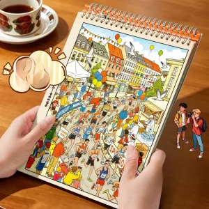 20pcs Per Pack Lively Little World Scenery Sticker Collection Book 3D Miniature Scenes Immersive DIY Stickers