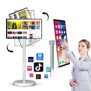 21.5 Inch Portable Touchscreen Monitor Android 13 4+64GB Full HD Smart Display Smart TV for Home Business Gaming