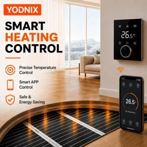 230V Waterproof Graphene Heating Film Electric Floor Heating System 5+ Year Warranty for Tile Outdoor Kitchen Hotel Use
