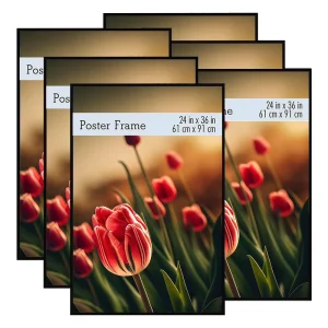 24 x 36 Black Picture Poster Frame for Wall Hanging