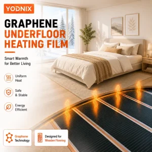 240V Smart Graphene Heating Film Electric Floor Heating System for Modern Villa Building