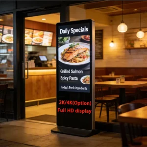 2K 4K 32-65 Inch Indoor Commercial Advertising LCD Display Floor Standing Digital Signage for Retail Store Elevator Wayfinding