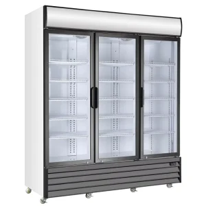 3 Doors Beverage Upright Display Showcase Cooler Supermarket Showcase Rerigerator Commercial Glass Door Display Cooler Fridge