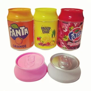 3.5g Food-Grade PET Soda Jar with Screw Top for Candy Packaging