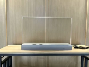 30 Inch Smart Transparent OLED Display Showcase Cabinet Holographic Effect SDK Enabled for Retail Store Subway Exhibition
