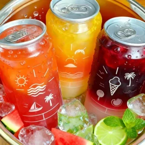 300/500/650 mL Clear PET Beverage Bottles with Pull-Ring Aluminum Lid for Soda, Juice, Water, and Cream