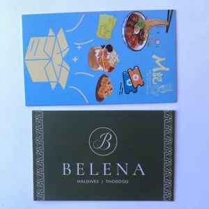300GSM 600GSM Custom Logo Printed Thank You Card for Business Greeting Card With Envelope Postcard Printing