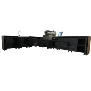304 Stainless Steel Outdoor Kitchen Cabinets Grill BBQ Sink Artificial Quartz Countertop Custom Kitchen Furniture