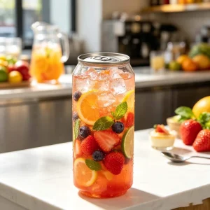330ml/500ml Juice PET Can Easy to Seal Beverage Container