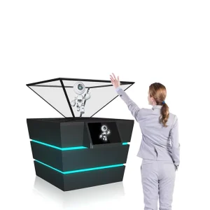 360° 3D Hologram Display Pyramid Holographic Advertising Display for Exhibition Retail Showroom