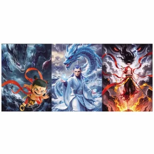 3D Anime Pop Up Poster Lenticular Fabric Unisex Naked Eye 3D Painting Comprehensive