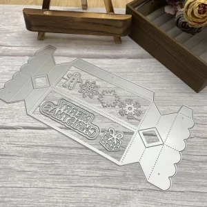 3D Candy Box Metal Die Cut Embossing Template Tool for DIY Scrapbooking Cardmaking and Album Craft Decoration