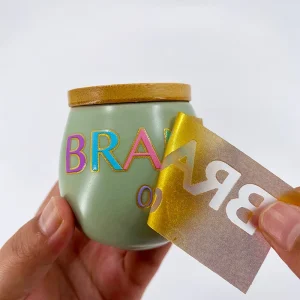 3D Custom Logo Packaging Labels Transfer Decorative Sticker