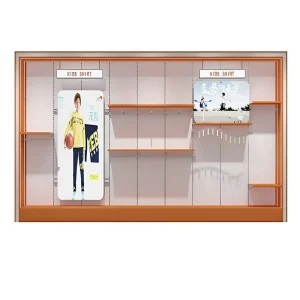 3D Design Clothing Store Display Furniture with LED Lighting and Easy Assembly