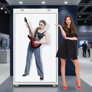 3D Hologram Box Holobox CE RoHS Certified Transparent Hologram Box Museum Antique Exhibition Display Cabinet