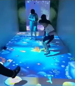 3D Immersive Experience Projector Interactive Floor for Home Entertainment and Advertisement High Precision