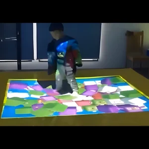 3D Interactive Trampoline Projection Children’s Entertainment Equipment Motion Capture Soft Playground Interesting Games