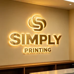 3D LED Backlit Logo Store Logo Design Outdoor Advertising Metal Signage Signboards Custom Business Storefront Shop Sign