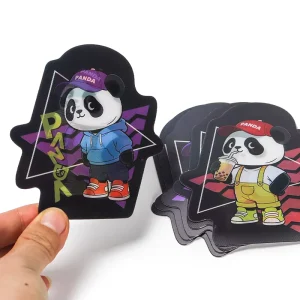 3D Lenticular Anime Sticker For Brand Promotion Material Sheet Poster Eco Friendly Waterproof Custom Stickers Manufacturer