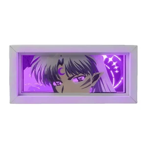 3D Lenticular Sheet Anime Figure Poster Light Box Custom Patterns LED Framed Poster