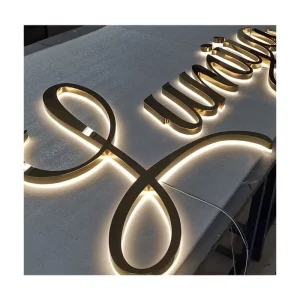 3D Metal Letters logo Letter Sign Company logo Design Business Signs Custom Channel Letter Store Sign for Business