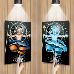 3D Motion Transition Manga Lenticular Print Anime Poster High Quality Watercolor Painting Custom Flip Eco Friendly Home Decor